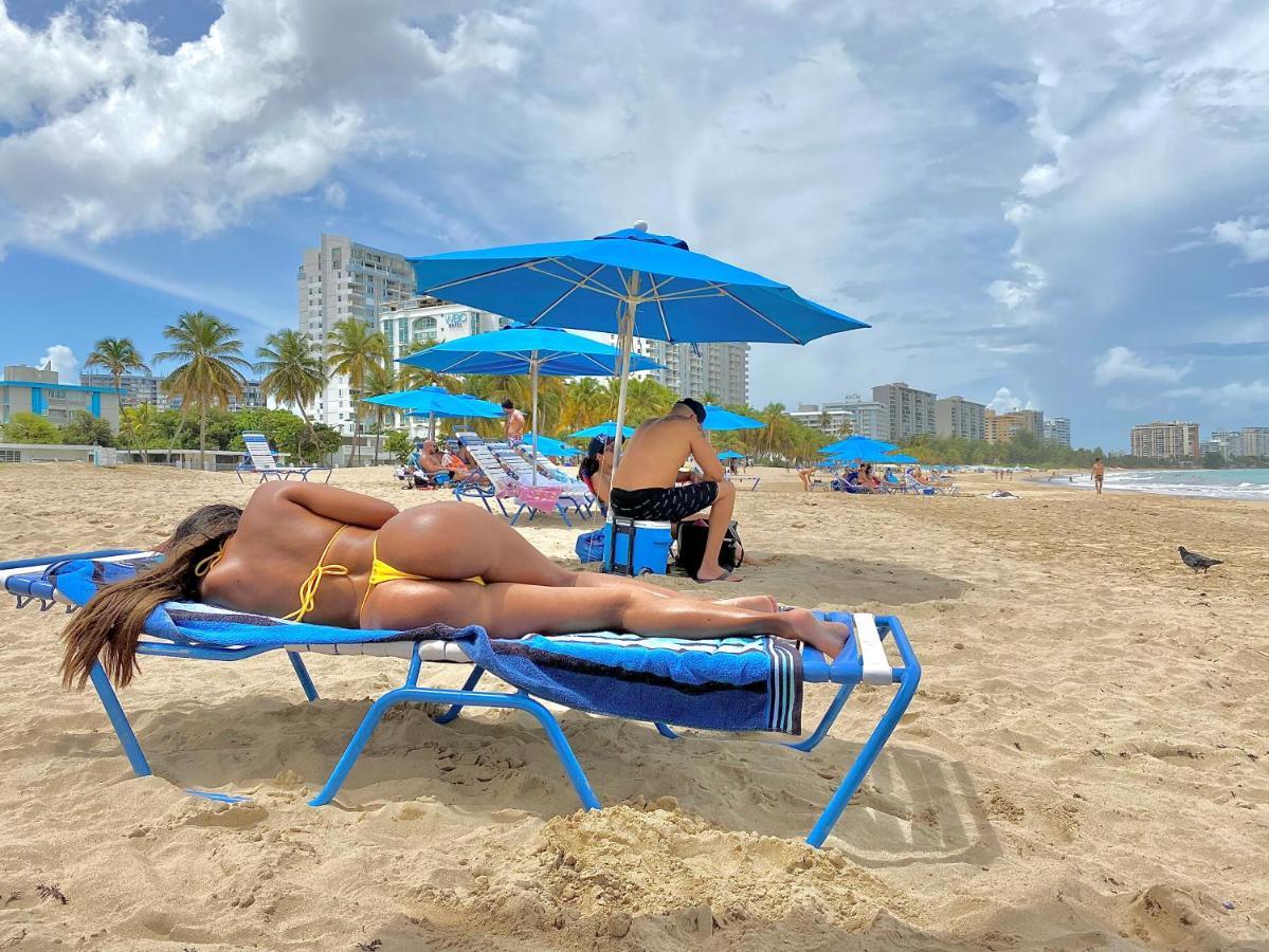 Hobie Oceanfront Apartment At Isla Verde San Juan Exterior foto